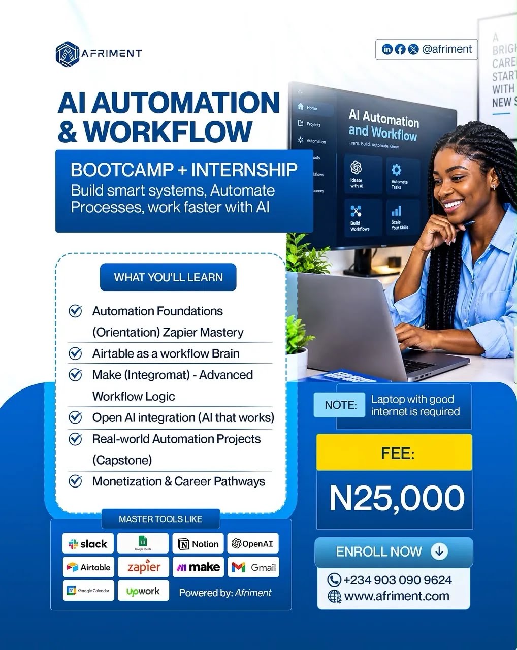 AI Automation & Workflow Bootcamp + Internship